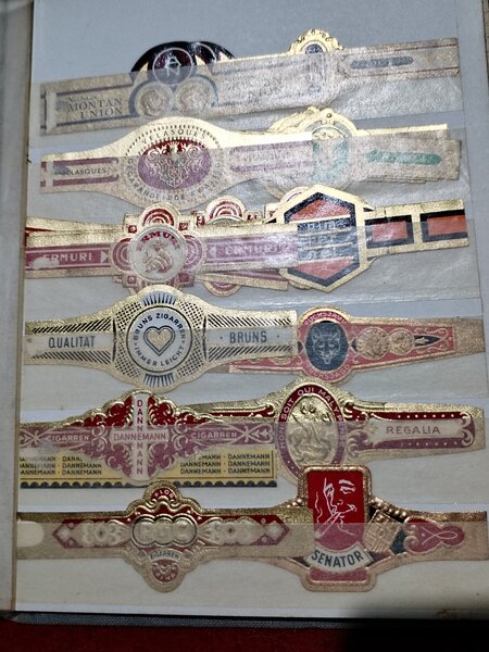 Clasor vintage olandez cu vitole trabucuri de lux