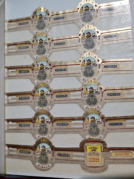 Clasor vintage olandez cu vitole trabucuri de lux