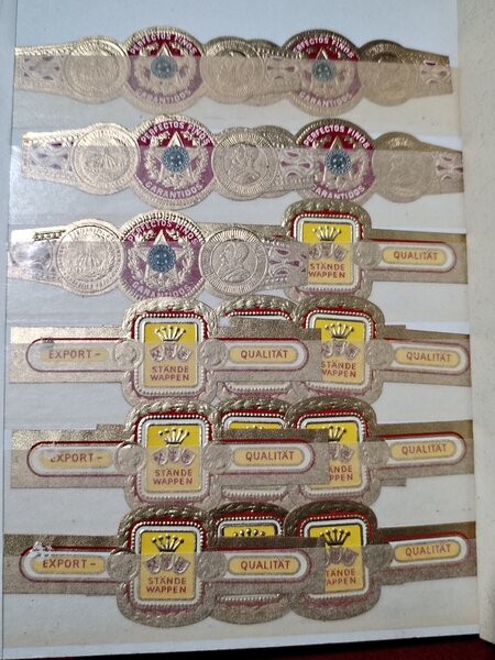 Clasor vintage olandez cu vitole trabucuri de lux
